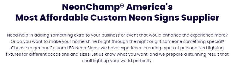 NeonChamp Coupons Promo Codes Deals Banner
